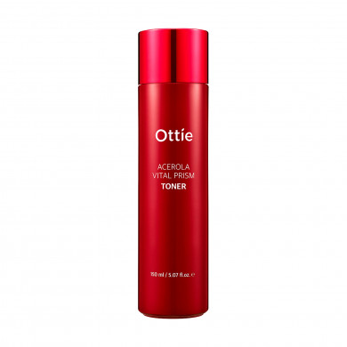Восстанавливающий тонер с экстрактом ацеролы, Ottie, Acerola Vital Prism Toner, 150 мл купить в Украине Восстанавливающий тонер с экстрактом ацеролы, Ottie, Acerola Vital Prism Toner, 150 мл купить в Украине