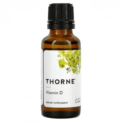 Вітамін D Thorne Research Vitamin D 25 мкг (1000 МО) 30 мл купити в Україні