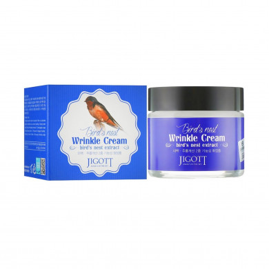 Антивозрастной крем с экстрактом ласточкиного гнезда JIGOTT Bird's Nest Wrinkle Cream 70 мл купить в Украине
