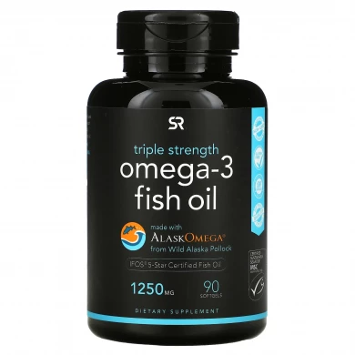 Омега-3 Рыбий жир Sports Research Omega-3 Fish Oil 1250 мг 90 капсул купить в Украине