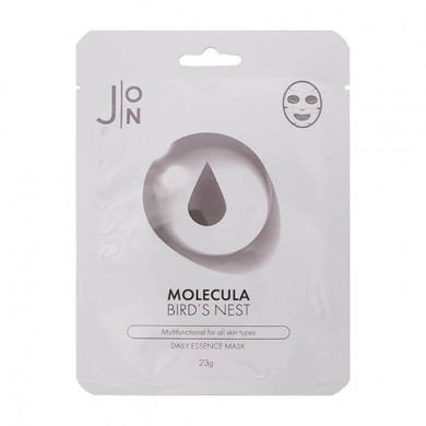 Поживна маска для обличчя з ластівчиним гніздом J:ON Molecula Bird's Nest Daily Essence Mask купити в Україні