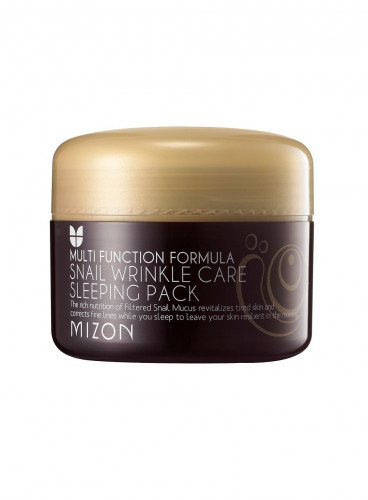 Ночная маска с фильтратом слизи улитки, MIZON, Snail Wrinkle Care Sleeping Pack, 80 мл купить в Украине Ночная маска с фильтратом слизи улитки, MIZON, Snail Wrinkle Care Sleeping Pack, 80 мл купить в Украине