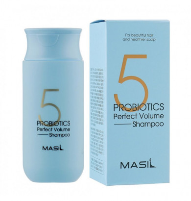Шампунь для объема волос с пробиотиками Masil 5 Probiotics Perfect Volume Shampoo 150 мл купить в Украине