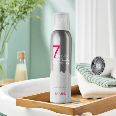 Пилинг для кожи головы, Masil, Sparkling Scalp Bubble Tick, 150 мл купить в Украине 3 Пилинг для кожи головы, Masil, Sparkling Scalp Bubble Tick, 150 мл купить в Украине 3