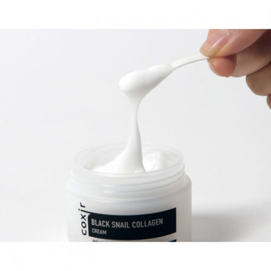 Антивозрастной крем с муцином черной улитки и коллагеном, Coxir, Black Snail Collagen Cream, 50 мл купить в Украине 2 Антивозрастной крем с муцином черной улитки и коллагеном, Coxir, Black Snail Collagen Cream, 50 мл купить в Украине 2