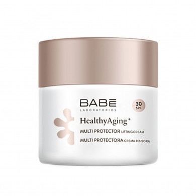 Дневной солнцезащитный крем с лифтинг-эффектом Babe Laboratorios Healthy Aging Multi Protector Lifting Cream SPF 30 50 мл купить в Украине