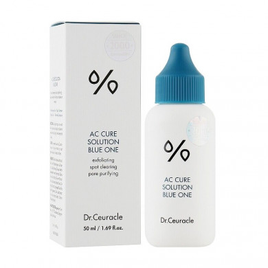 Сыворотка против акне локального действия Dr. Ceuracle АC Cure Solution Blue One 50 мл купить в Украине