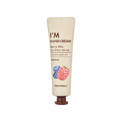 Питательный крем для рук ягодный микс, Tony Moly, New I'm Hand Cream Berry Mix, 30 мл купить в Украине Питательный крем для рук ягодный микс, Tony Moly, New I'm Hand Cream Berry Mix, 30 мл купить в Украине
