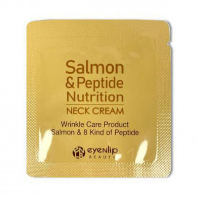 Крем с маслом лосося и пептидами, EYENLIP, Salmon & Peptide Nutrition Neck Cream, 1 мл (пробник) купить в Украине Крем с маслом лосося и пептидами, EYENLIP, Salmon & Peptide Nutrition Neck Cream, 1 мл (пробник) купить в Украине