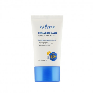 Увлажняющий солнцезащитный крем с гиалуроновой кислотой, ISNTREE, Hyaluronic Acid Perfect Sun Block SPF 50+ PA++++, 50 мл купить в Украине Увлажняющий солнцезащитный крем с гиалуроновой кислотой, ISNTREE, Hyaluronic Acid Perfect Sun Block SPF 50+ PA++++, 50 мл купить в Украине