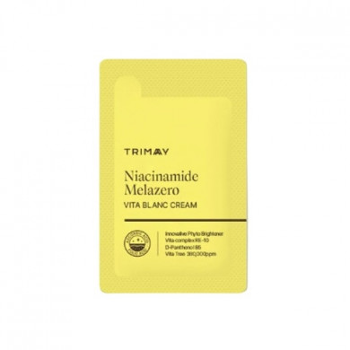 Осветляющий крем c ниацинамидом и витаминным комплексом Trimay Niacinamide Melazero Vita Blanc Cream 1 мл (пробник) купить в Украине