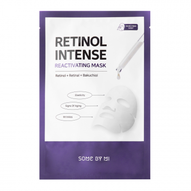 Антивозрастная тканевая маска с ретинолом SOMEBYMI Retinol Intense Reactivating Mask купить в Украине