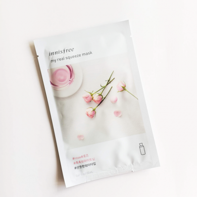 Тканевая маска с экстрактом розы, Innisfree, My Real Squeeze Mask Rose купить в Украине 2 Тканевая маска с экстрактом розы, Innisfree, My Real Squeeze Mask Rose купить в Украине 2
