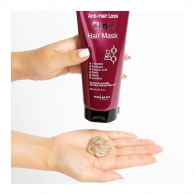 Питательная маска против выпадения волос Trimay Anti-Hair Loss Clinic Hair Mask 200 мл купить в Украине 3