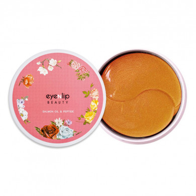 Гидрогелевые патчи с лососевым маслом и пептидами EYENLIP Salmon Oil & Peptide Hydrogel Eye Patch 60 шт купить в Украине