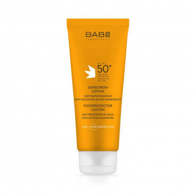 Солнцезащитный лосьон для тела с высокой степенью защиты SPF 50+ Babe Laboratorios Sunscreen Lotion 200 мл купить в Украине