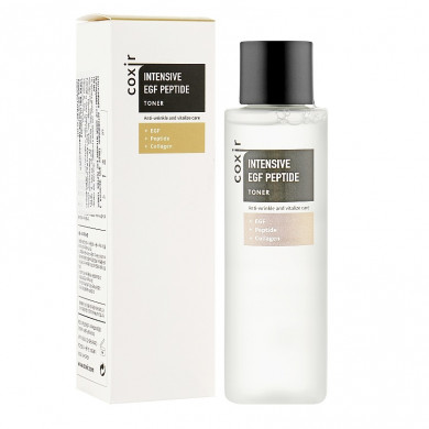 Антивозрастной тонер с эпидермальным фактором роста и пептидами Coxir Intensive EGF Peptide Toner 150 мл купить в Украине
