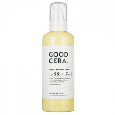 Омолаживающий тонер с керамидами, Holika Holika, Good Cera Super Ceramide Toner, 180 мл купить в Украине Омолаживающий тонер с керамидами, Holika Holika, Good Cera Super Ceramide Toner, 180 мл купить в Украине