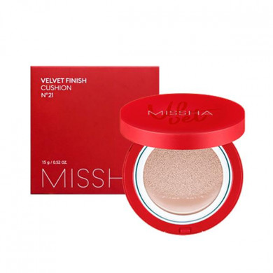Кушон с матовым финишем тон 23 MISSHA Velvet Finish Cushion SPF50+ / PA+++ #23 15 г купить в Украине 6