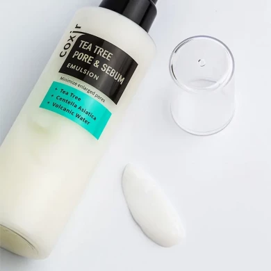 Емульсія з екстрактом чайного дерева для жирної шкіри Coxir Tea Tree Pore & Sebum Emulsion 100 мл купити в Україні 2