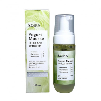 Пенка для умывания с пребиотическим комплексом Soika Yogurt Mousse 150 мл купить в Украине