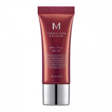 Тональный ВВ крем #23 MISSHA M Perfect Cover BB Cream SPF42/PA+++ #23 20 мл купить в Украине