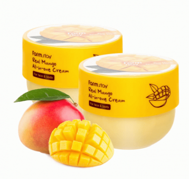 Питательный крем для тела с маслом манго FarmStay Real Mango All-in-one Cream 300 мл купить в Украине 3