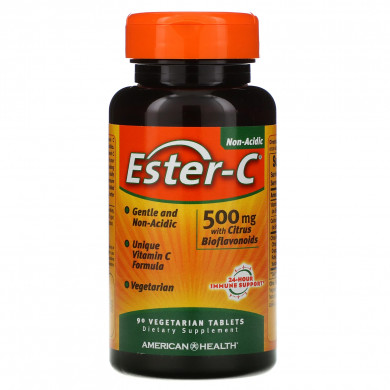 Эстер-С American Health Ester-C 500 мг 90 вегетарианских таблеток купить в Украине