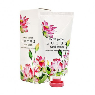 Крем для рук с экстрактом лотоса JIGOTT Secret Garden Lotus Hand Cream 100 мл купить в Украине 2