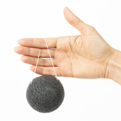 Очищающий спонж конняку с древесным углем, Trimay, Charcoal Konjac Sponge, 1 шт купить в Украине 2 Очищающий спонж конняку с древесным углем, Trimay, Charcoal Konjac Sponge, 1 шт купить в Украине 2