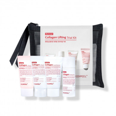 Набор миниатюр омолаживающих уходовых средств с ретинолом MEDI-PEEL Retinol Collagen Lifting Trial Kit купить в Украине
