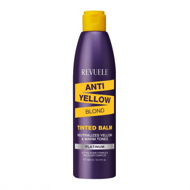 Бальзам для волосся для нейтралізації жовтого відтінку Revuele Anti Yellow Tinted Balm 300 мл купити в Україні