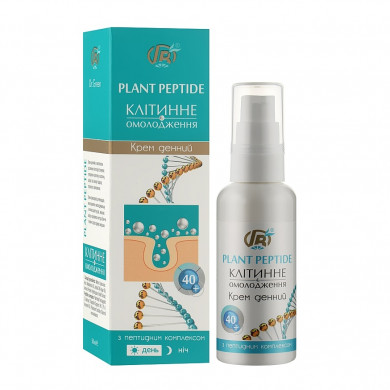 Дневной крем для лица с комплексом пептидов Клеточное омоложение Dr. Green Plant Peptide 50 мл купить в Украине