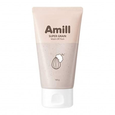 Очищающая глиняная маска с экстрактами семян AMILL Super Garin Wash-Off Pack 100 г купить в Украине