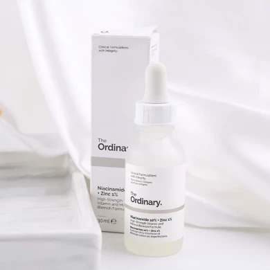 Осветляющая сыворотка с ниацинамидом 10% и цинком 1% The Ordinary Niacinamide 10% + Zinc 1% 30 мл купить в Украине 2