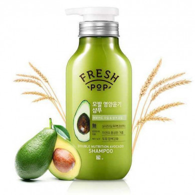 Питательный шампунь с экстрактом авокадо, Fresh Pop, Avocado NuritionShampoo, 500 мл купить в Украине Питательный шампунь с экстрактом авокадо, Fresh Pop, Avocado NuritionShampoo, 500 мл купить в Украине