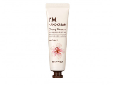 Увлажняющий крем для рук с сакурой, TONYMOLY, New I'm Hand Cream, Cherry Blossom, 30 мл купить в Украине Увлажняющий крем для рук с сакурой, TONYMOLY, New I'm Hand Cream, Cherry Blossom, 30 мл купить в Украине