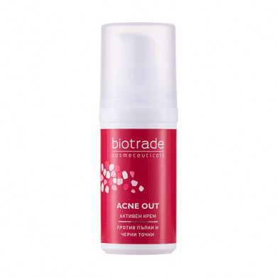 Крем против акне для жирной и проблемной кожи Biotrade Acne Out Active Cream 30 мл купить в Украине