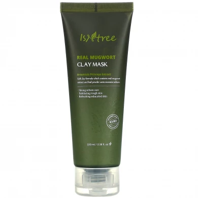 Глиняная маска с экстрактом полыни, ISNTREE, Real Mugwort Clay Mask, 100 мл купить в Украине Глиняная маска с экстрактом полыни, ISNTREE, Real Mugwort Clay Mask, 100 мл купить в Украине