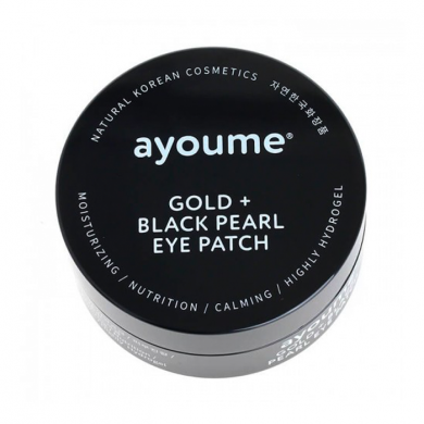 Гидрогелевые патчи для глаз с золотом и черным жемчугом, AYOUME, Eye Patch Gold Black Pearl, 60 патчей купить в Украине Гидрогелевые патчи для глаз с золотом и черным жемчугом, AYOUME, Eye Patch Gold Black Pearl, 60 патчей купить в Украине