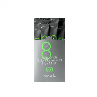 Восстанавливающая маска для сухих и поврежденных волос 8 секунд Masil 8 Seconds Salon Super Mild Hair Mask Stick Pouch 8 мл купить в Украине 2