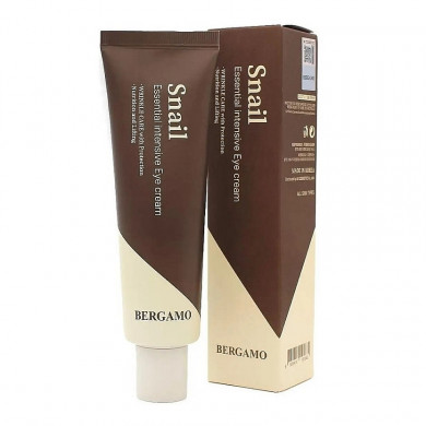 Интенсивный крем для век с муцином улитки BERGAMO Essential Intensive Eye Cream Snail 100 г купить в Украине