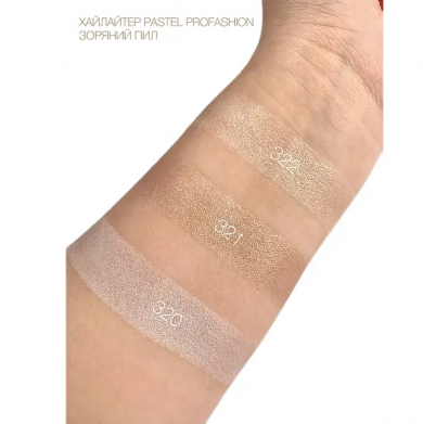 Пудра-хайлайтер тон 320 PASTEL Profashion Stardust Highlighting Powder купить в Украине 3