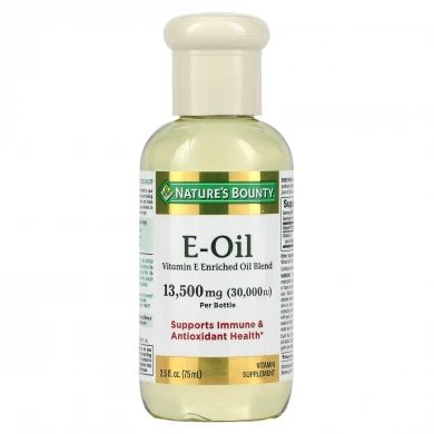 Рідкий вітамін E Nature's Bounty E-Oil 13500 мг/30000 МО 74 мл купити в Україні