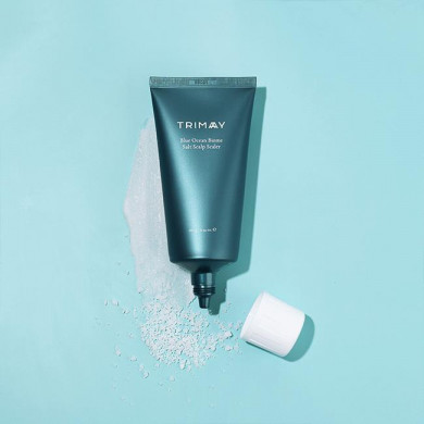 Пілінг для шкіри голови з морською сіллю та пробіотиками Trimay Blue Ocean Biome Salt Scalp Scaler 180 г купити в Україні 3
