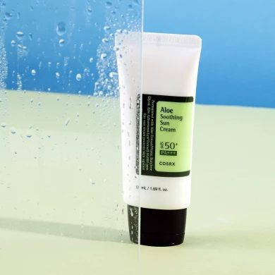 Сонцезахисний крем з екстрактом алое COSRX Aloe Soothing Sun Cream SPF 50 + / PA +++ 50 мл купити в Україні 4