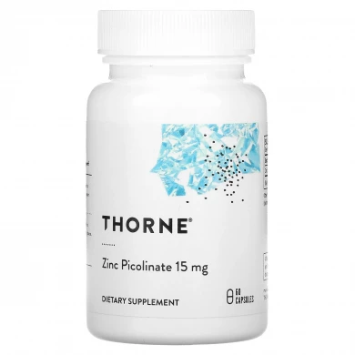 Цинк піколінат Thorne Research Zinc Picolinate 15 мг 60 капсул купити в Україні