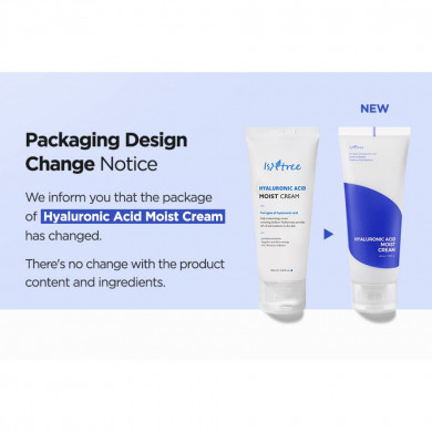 Глибоко зволожуючий крем з гіалуроновою кислотою ISNTREE Hyaluronic Acid Moist Cream 100 мл купити в Україні 3