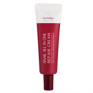 Многофункциональный восстанавливающий крем с муцином улитки, EYENLIP, Snail All In One Repair Cream, 30 мл купить в Украине Многофункциональный восстанавливающий крем с муцином улитки, EYENLIP, Snail All In One Repair Cream, 30 мл купить в Украине