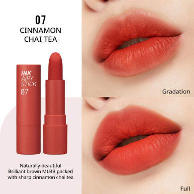 Матовая губная помада, Peripera, Ink The Airy Velvet Stick, #007 Cinnamon Chai Tea купить в Украине 2 Матовая губная помада, Peripera, Ink The Airy Velvet Stick, #007 Cinnamon Chai Tea купить в Украине 2